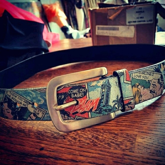 Absurd 1990s Unisex Cartoon Pop Art Belt - Picture 2 of 11